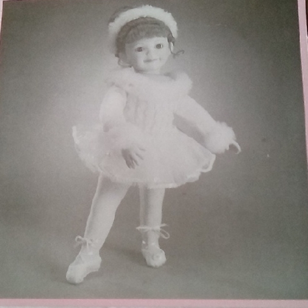 Vintage Porcelain Ballerina Doll in White Tutu- The Ashton Drake Galleries
